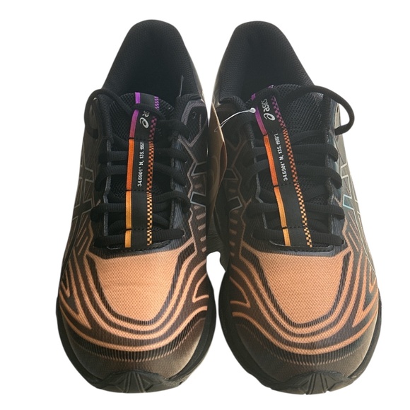 Asic Men\'s Orange/Black Athletic Shoe Gel Quantum Size 9.5 NWT main image 8